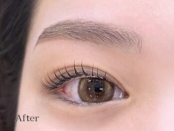 ミーナ 鍋島店(mina)/アイブロウWAX＋まつ毛パーマ上