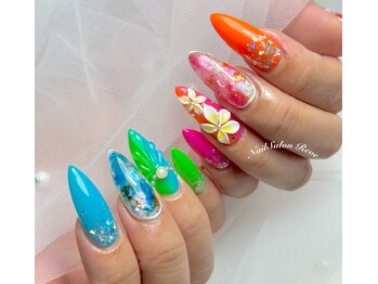 ネイルサロン レーヴ(Reve)/プルメリアネイル