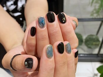 ネイルズ ララ(nails Lala)/大理石アート。