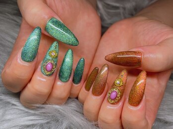 エヌ(nail studio N)の写真/フルデザインパーツつけ放題¥12500！『好き』を詰め込んだ自分だけのこだわりネイルを実現★