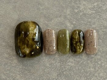 カラネイル 南森町店(calla nail)/ミラーニュアンス マグネット