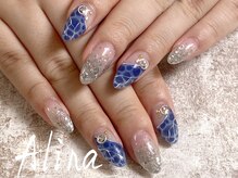 エリナネイルサロン池袋(Alina Nail Salon)/水面ネイル