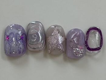 リボン星韓国マグネット¥8000