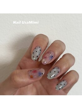 ネイル ウサミミ(Nail UsaMimi)/ドットネイル