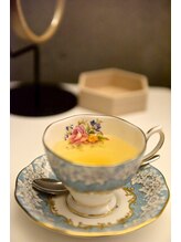 ローズカレス(Rose’s Caress)/施術後はゆず茶でほっこり