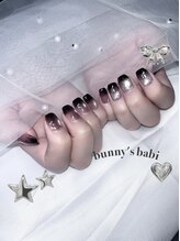 バニーズバビ(bunny's babi)/マグネット×黒グラデーション
