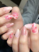 レディグリッター(Lady glitter)/ニュアンスピンクタイダイ