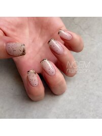 ダルメシアンネイル