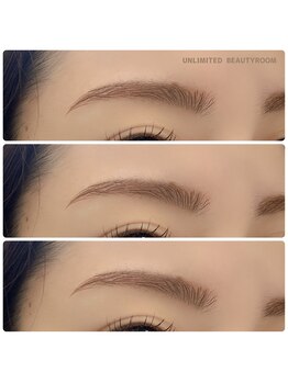 アンリミテッド ビューティールーム(UNLIMITED BEAUTYROOM)/-似合わせアイブロウデザイン-
