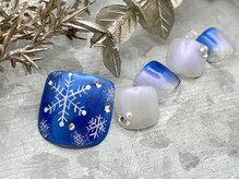 ネイルサロン ふるる 大須店/フットミディアムネイル#594