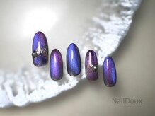 ネイル ドゥ 岡山駅前店(Nail Doux)/ミラーアートネイル