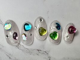 【初回オフ無料】ビジューネイル