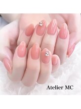 アトリエ エムシー 新富町(Atelier MC)/ちゅるんシンプルネイル