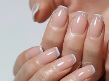 ネイルズ バイ ユイ 外苑前(Nails by Yui)/スキニーフレンチネイル