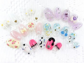 ネイルコレクション ピンク(Nail Collection Pink)の写真/今月の特別ジェルア-ト6990円は流行ア-ト～季節ア-ト迄厳選10種がお得に♪ジェル定額7990円～は150種以上有