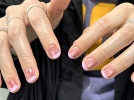 バイカラーフレンチネイル