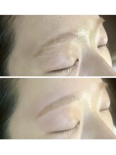 十美/アイブロウワックスbefore after