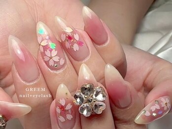 グリーム(GREEM)/さくらホロチークネイル