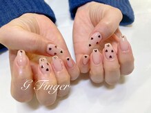 ジーフィンガー 大井町店(G Finger)/ブラウンハートホロドット♪