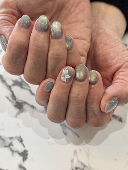 ☆マグ&ポイントお花ネイル☆