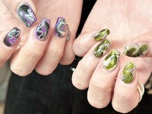 アシメ個性派禍々ネイル☆