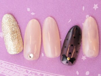 ネイルサロン ビジュードゥ(Nailsalon Bijoux doux)/シースルーアート￥5500！！