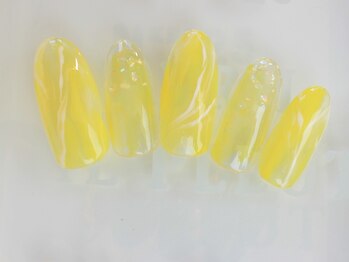 ネイルサロン あかねいろ/夏色 天然石アート