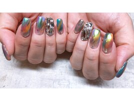 ミラーニュアンスネイル