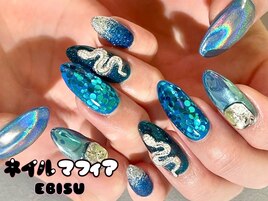 メタリックネイル♪