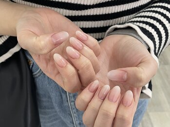 ラボテ(laboT)/pink×white グラデーション