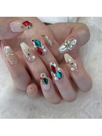 クリスマスネイル♪新規¥9900