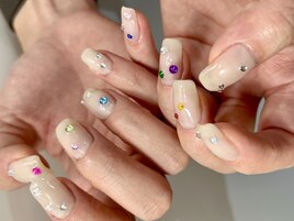 大人シンプルネイル