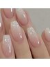 【韓国風nail】ワンカラーorグラデ＋キラキララメ¥9000→¥7100