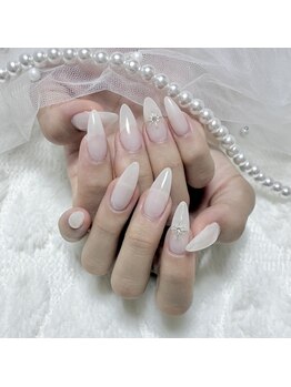 ミニョン(Minyon)/ちゅるんベージュネイル☆