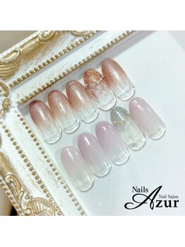 ネイルズアジュール イオン上越店(NailsAzur)/定額デザインAコース