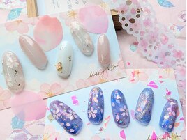 春　桜ネイル