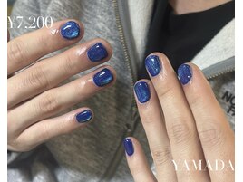 メンズネイル/マグネット/ブルー