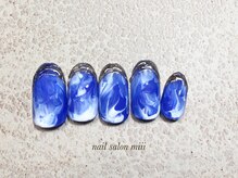 ミー(miii)/ニュアンスマーブルネイル
