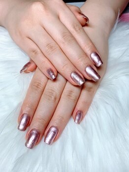 アムルーズ(Amoureuse)/ミラーネイル♪