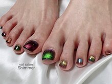 シマー(Shimmer)/フットネイル×マグネット
