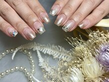 サロンドフォーエイチ(salon de 4H)/ラメグラデーションネイル☆