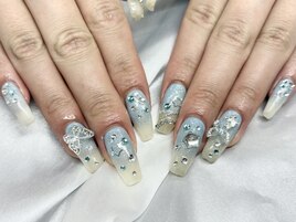 ブルーグラデネイル