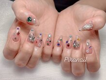 ピカネイル 上野 御徒町(Pika Nail)/ワンカラーｘパーツｘガーリー