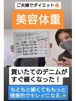 アンスリウム美容整体院 鍼灸院 接骨院/何年ぶりの体重だろう・・・！
