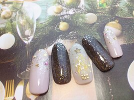 クリスマスネイル/ツリーネイル
