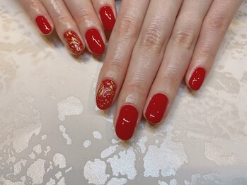 レアレアネイル(Lealeanail)/【パラジェル】フラワーネイル　