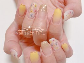 押し花ネイル
