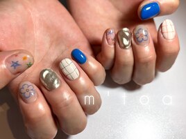 らくがきネイル/フィルイン