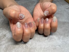 埋め尽くしネイル