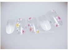 アヤメ(AYAME)/小花柄アート